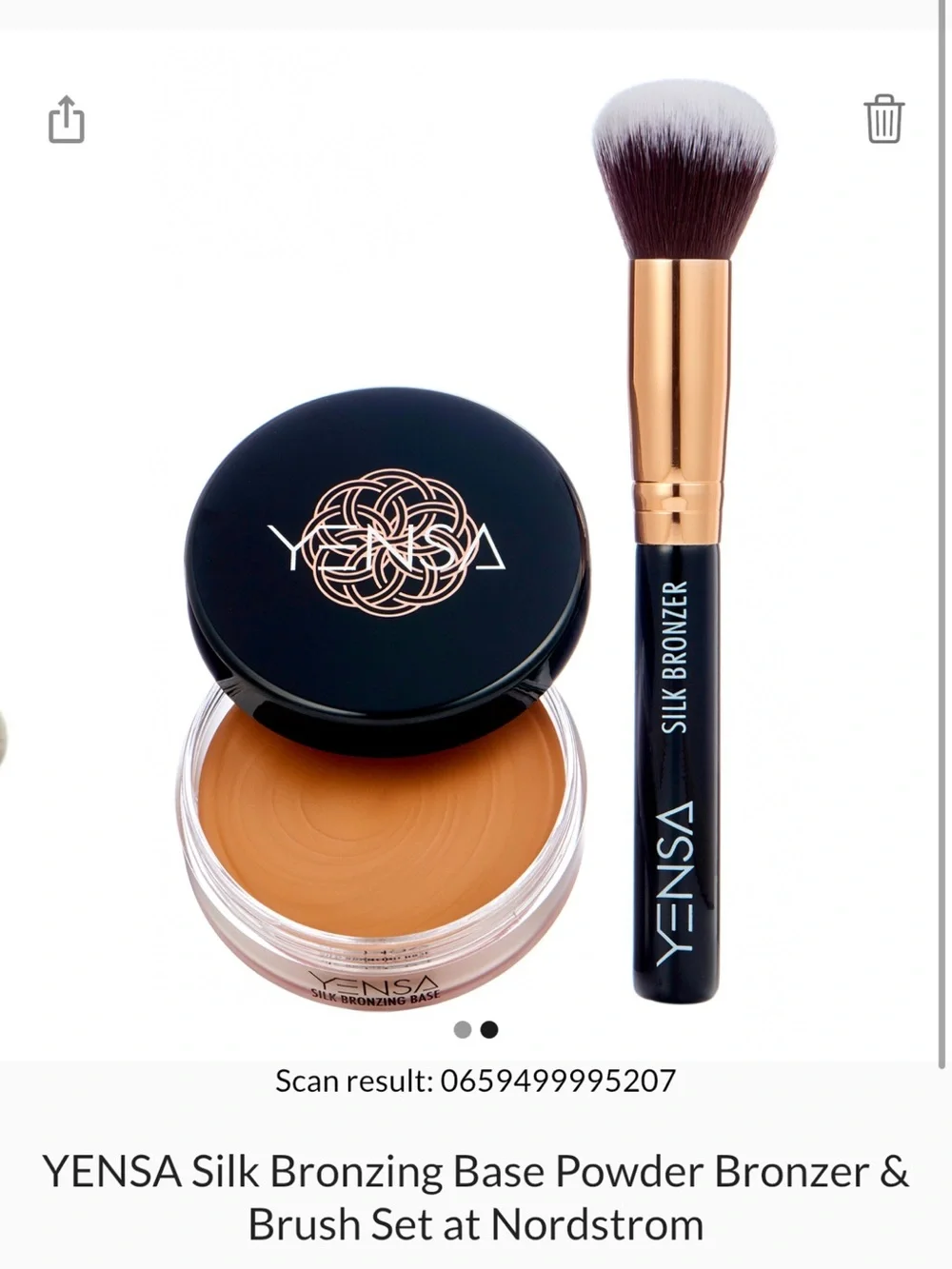 YENSA Sunlit Glow Silk Bronzing Base - Warm Yellow (with Brush)